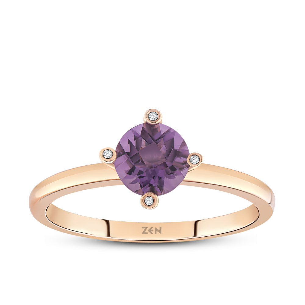 0.75 ct. Amethyst Ring