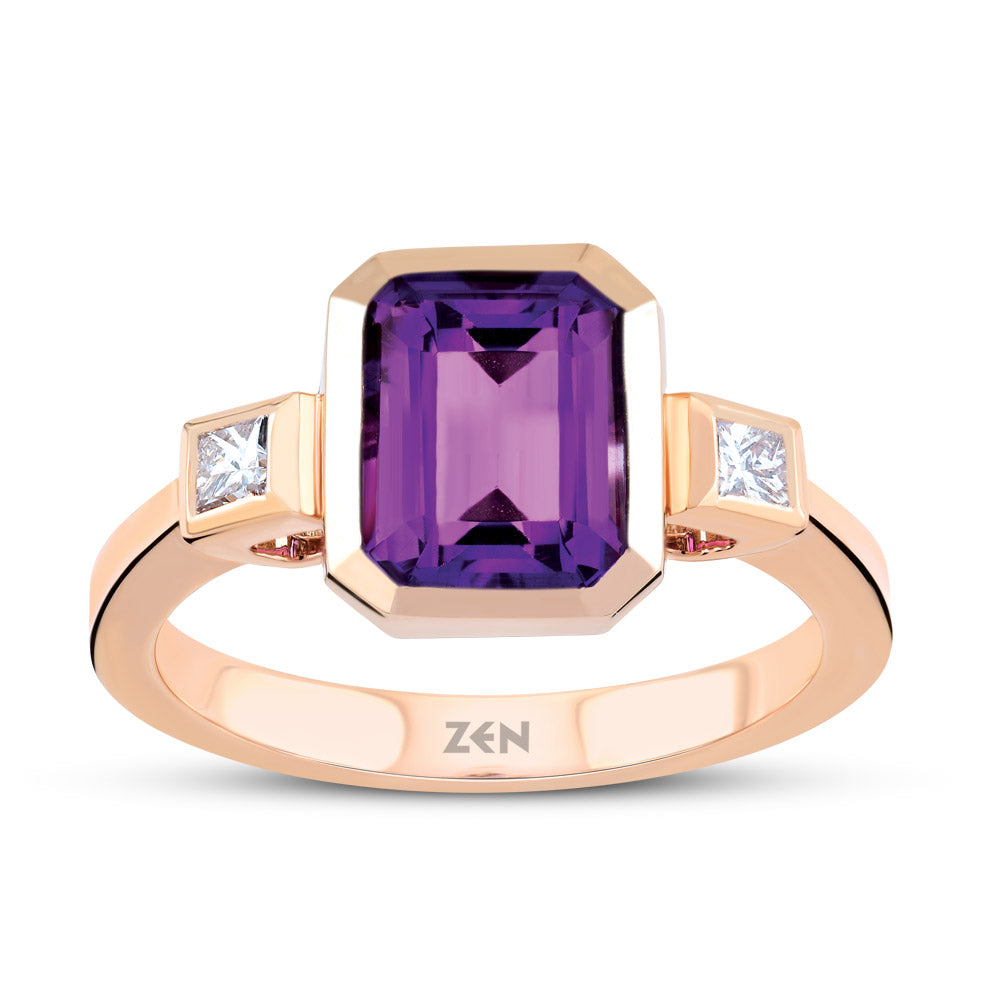 1.35 ct. Amethyst Ring
