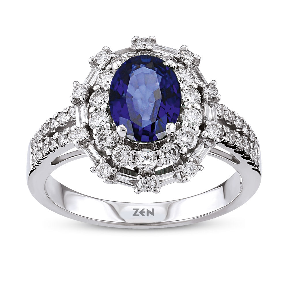 1.95 ct. Saphir Ring