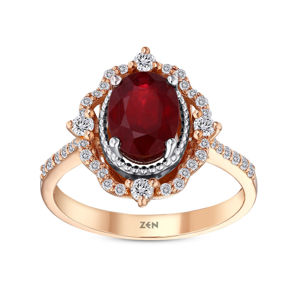 1.89 ct. Rubin Ring
