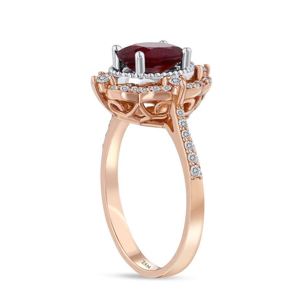 1.89 ct. Rubin Ring