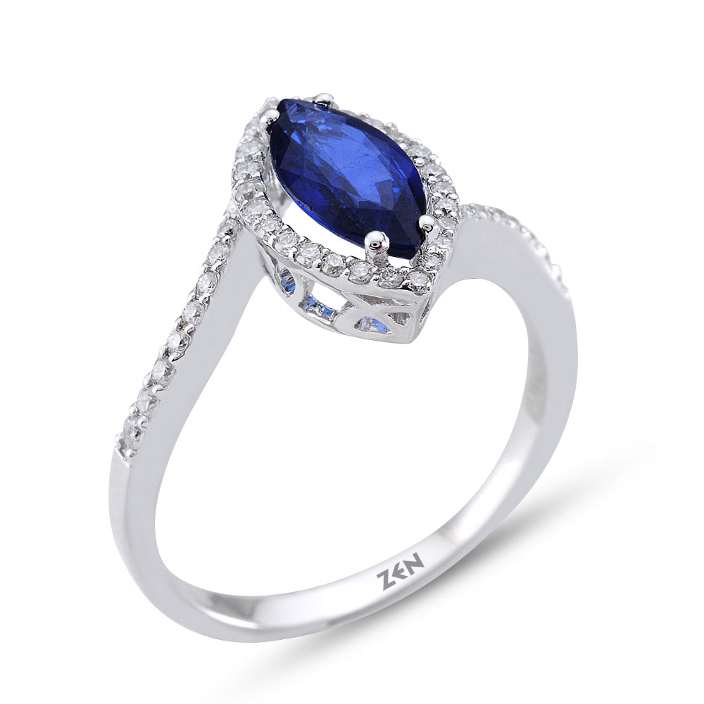 1.39 ct. Saphir Ring