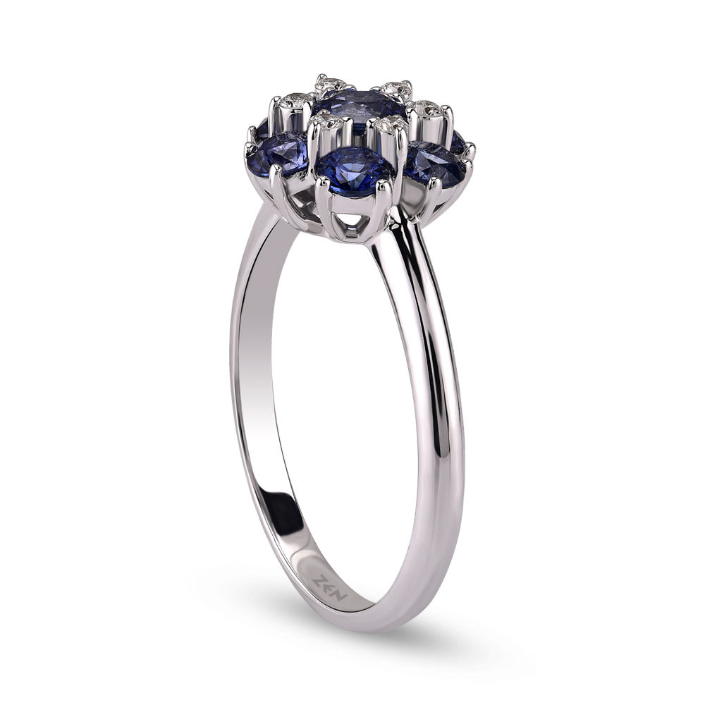 1.07 ct. Saphir Ring