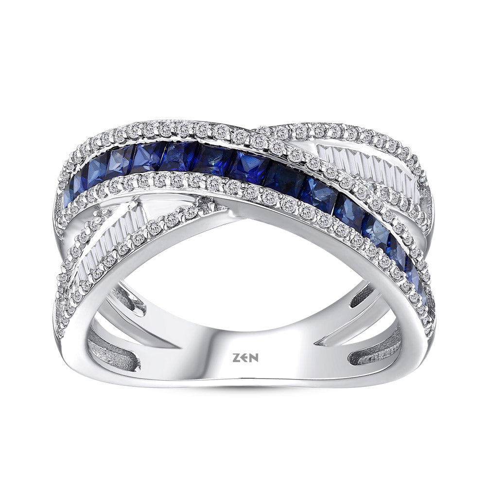 1.21 ct. Saphir Ring