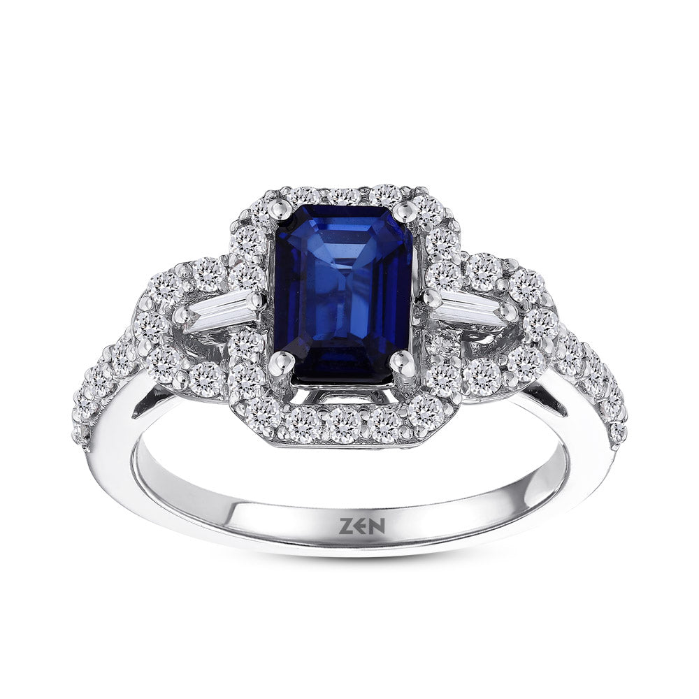 1.53 ct. Saphir Ring