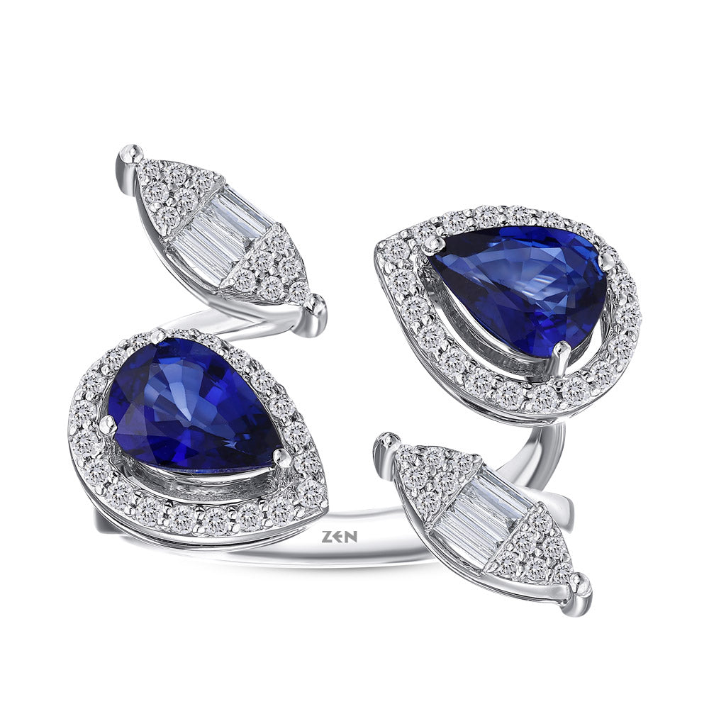 2.12 ct. Saphir Ring