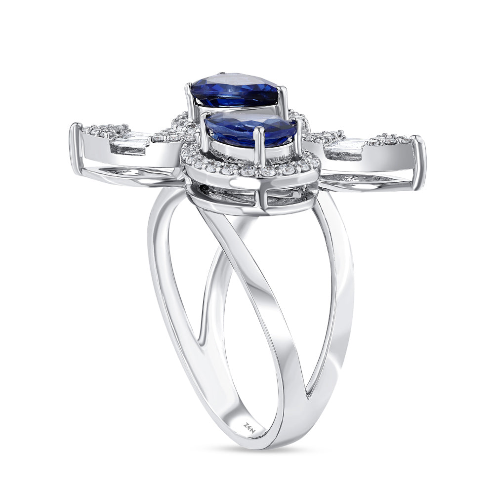2.12 ct. Saphir Ring