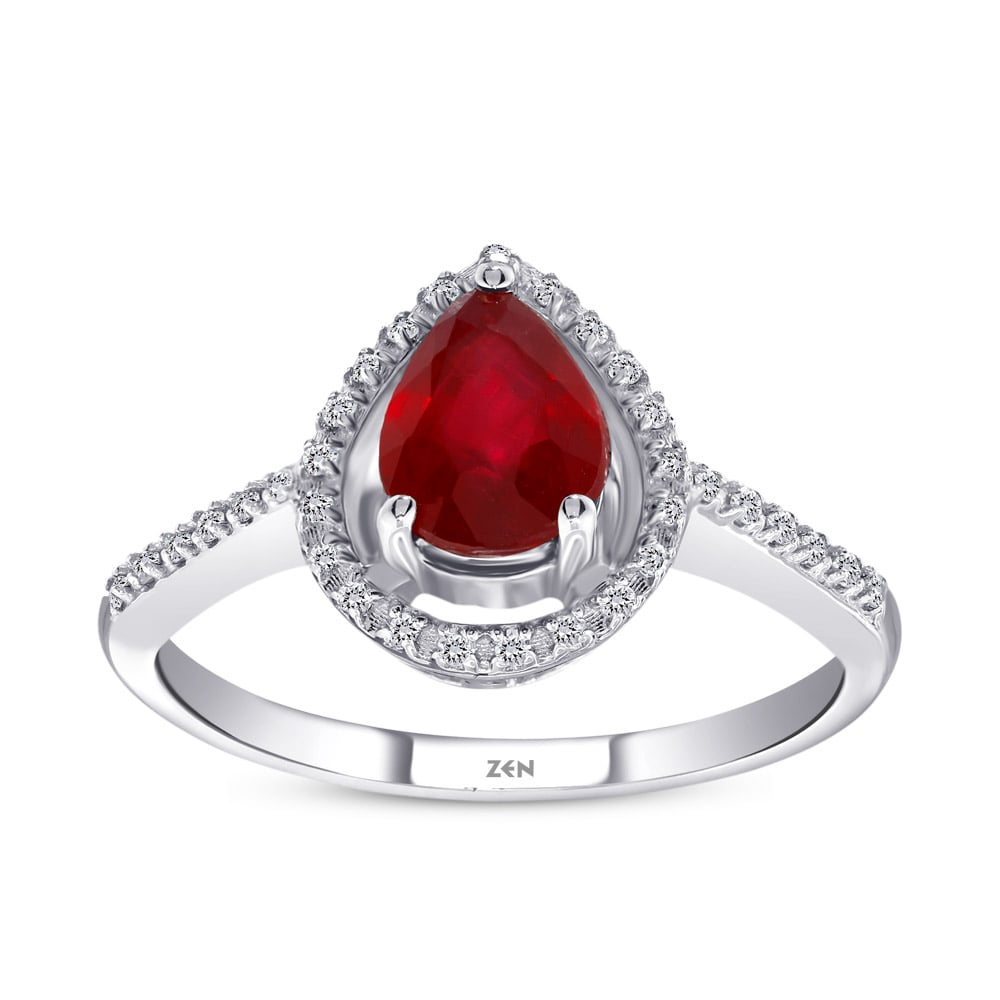 0.88 ct. Rubin Ring