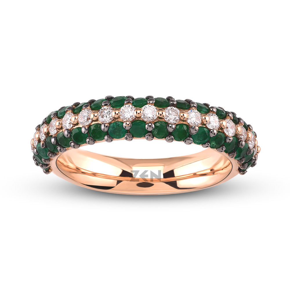 1.13 ct. Smaragd Ring