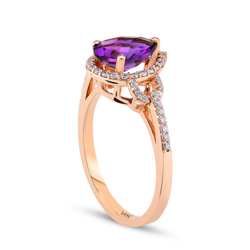 1.58 ct. Amethyst Ring