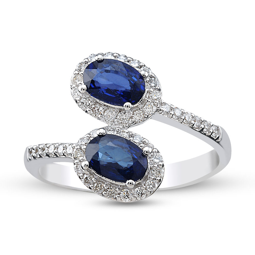 1.28 ct. Saphir Ring