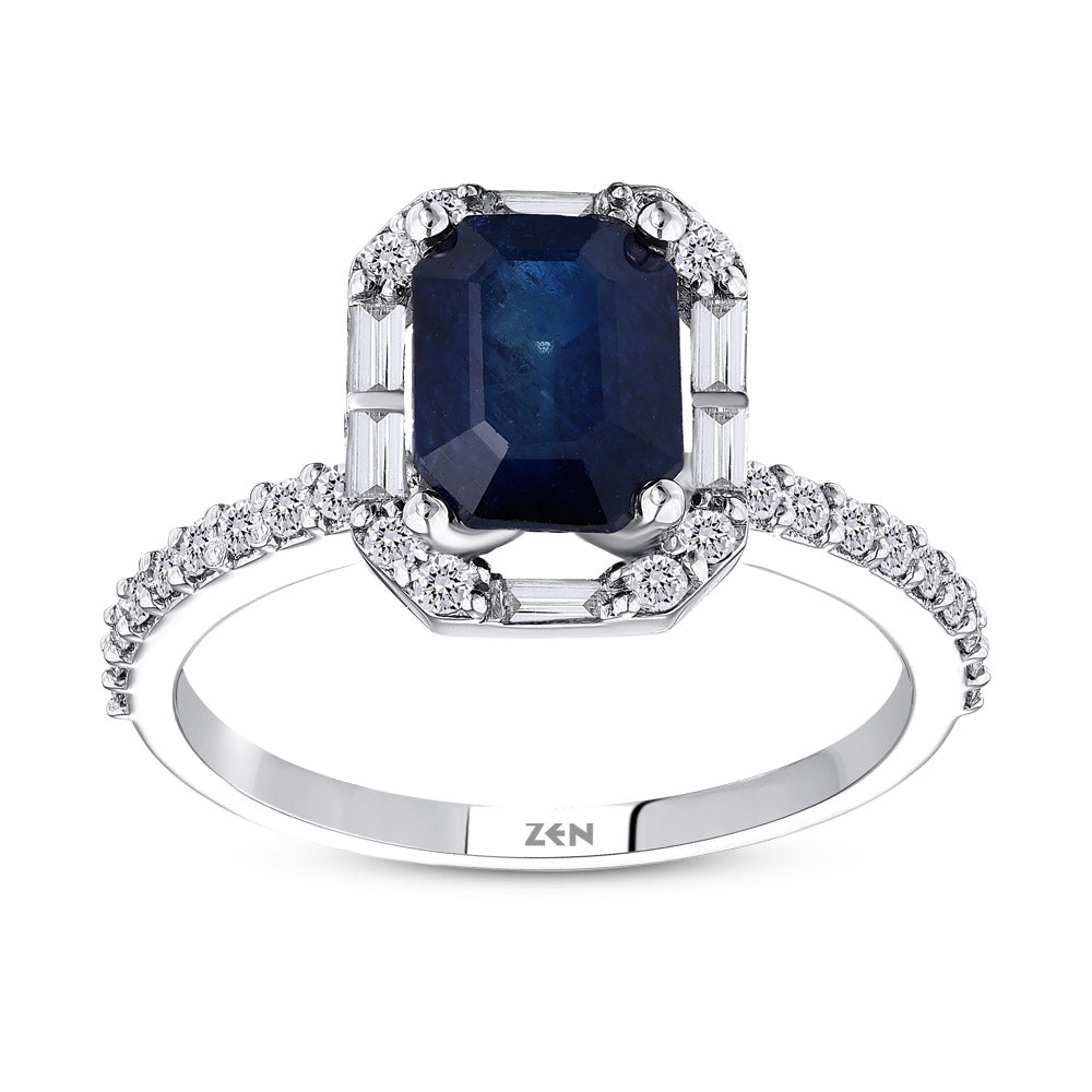 1.96 ct. Saphir Ring