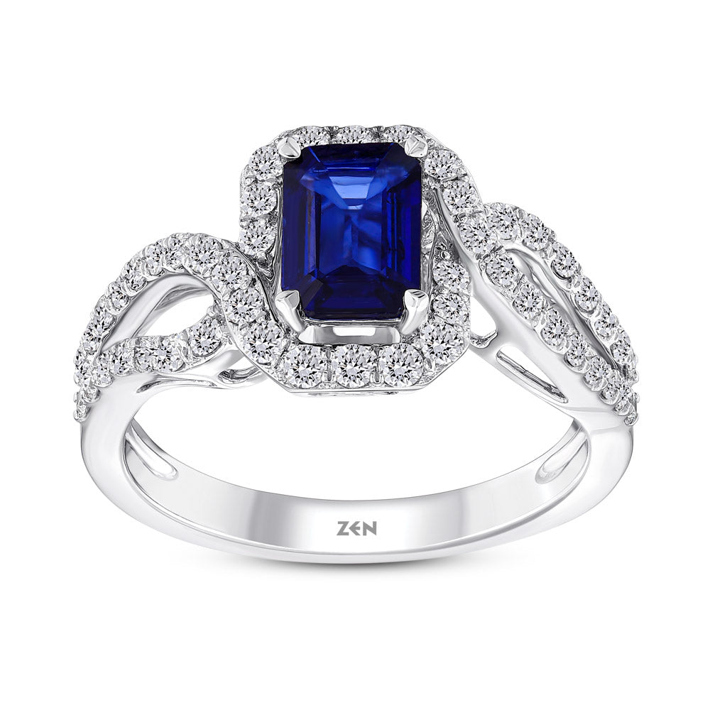 1.27 ct. Saphir Ring