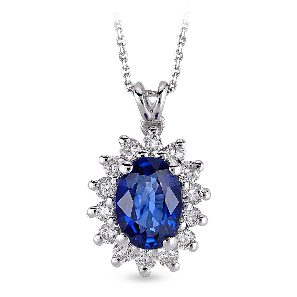 1.14 ct. Sapphire Necklace