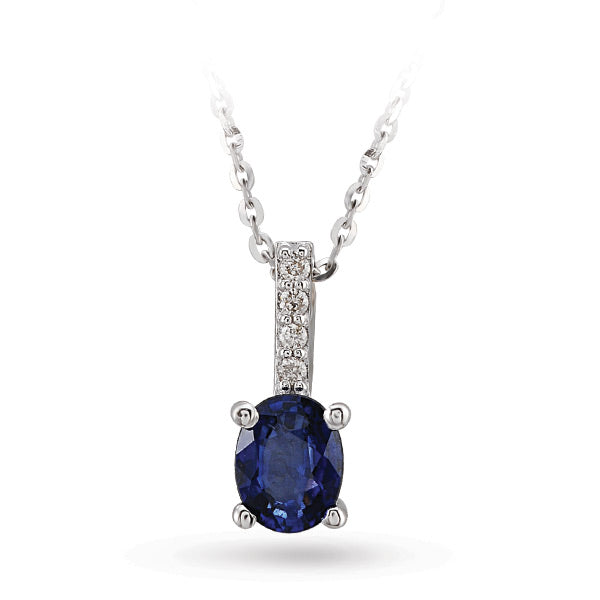 0.50 ct. Sapphire Necklace