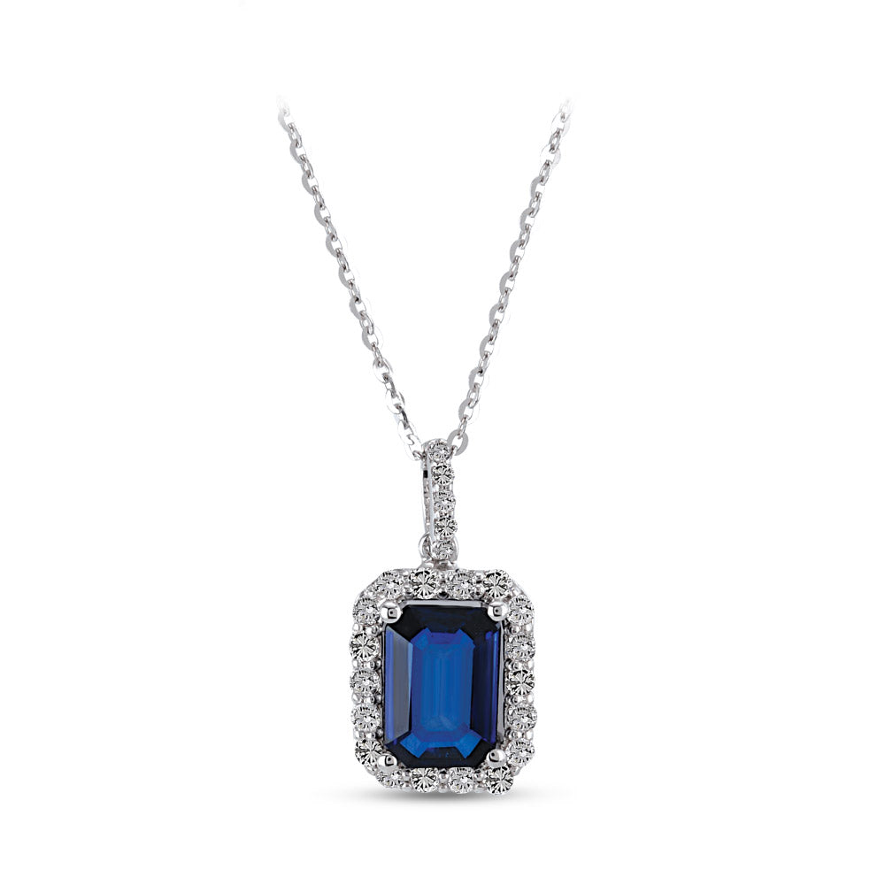0.81 ct. Sapphire Necklace