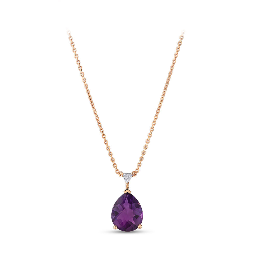 2.04 ct. Amethyst Halskette