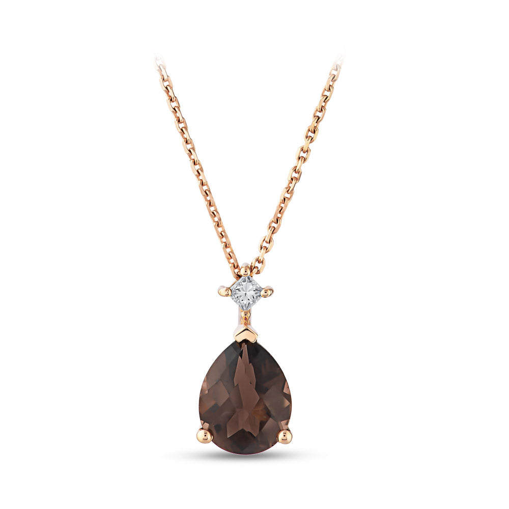 1.26 ct. Rauchquarz Halskette