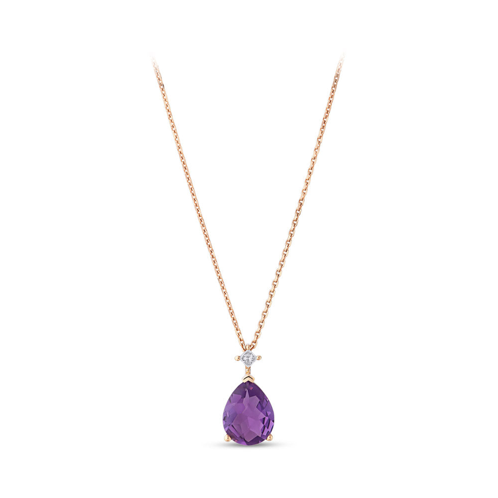 1.66 ct. Amethyst Halskette