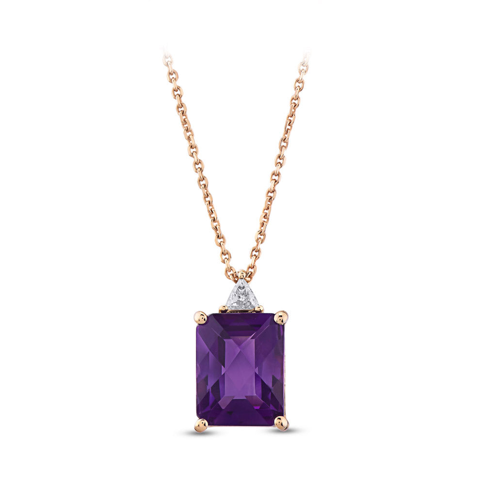 2.66 ct. Amethyst Halskette