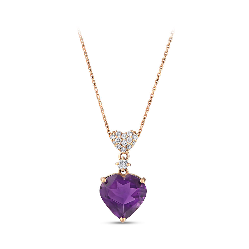 1.59 ct. Amethyst Halskette