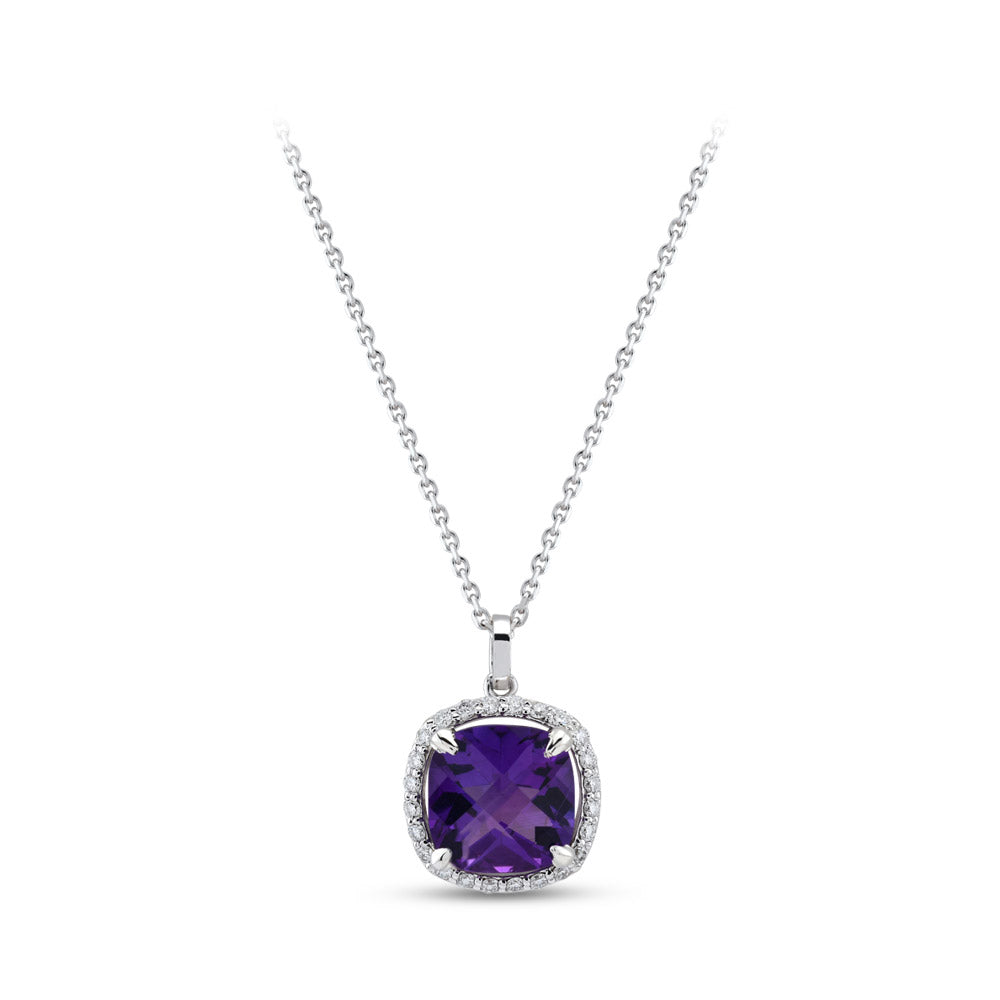 1.86 ct. Amethyst Halskette