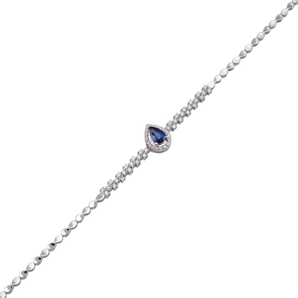 1.22 ct. Sapphire Bracelet