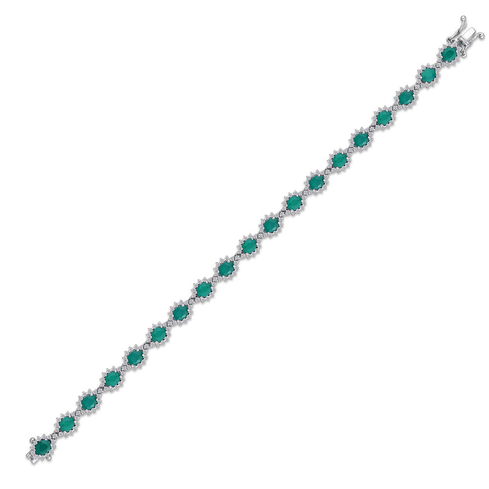8.16 ct. Emerald Bracelet