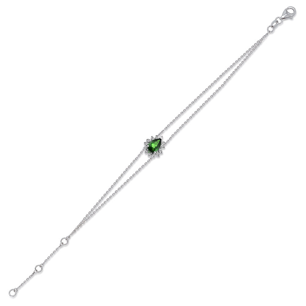 0.24 ct. Smaragd Armband