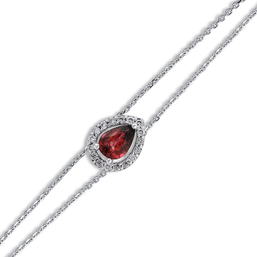 0.84 ct. Rubin Armband