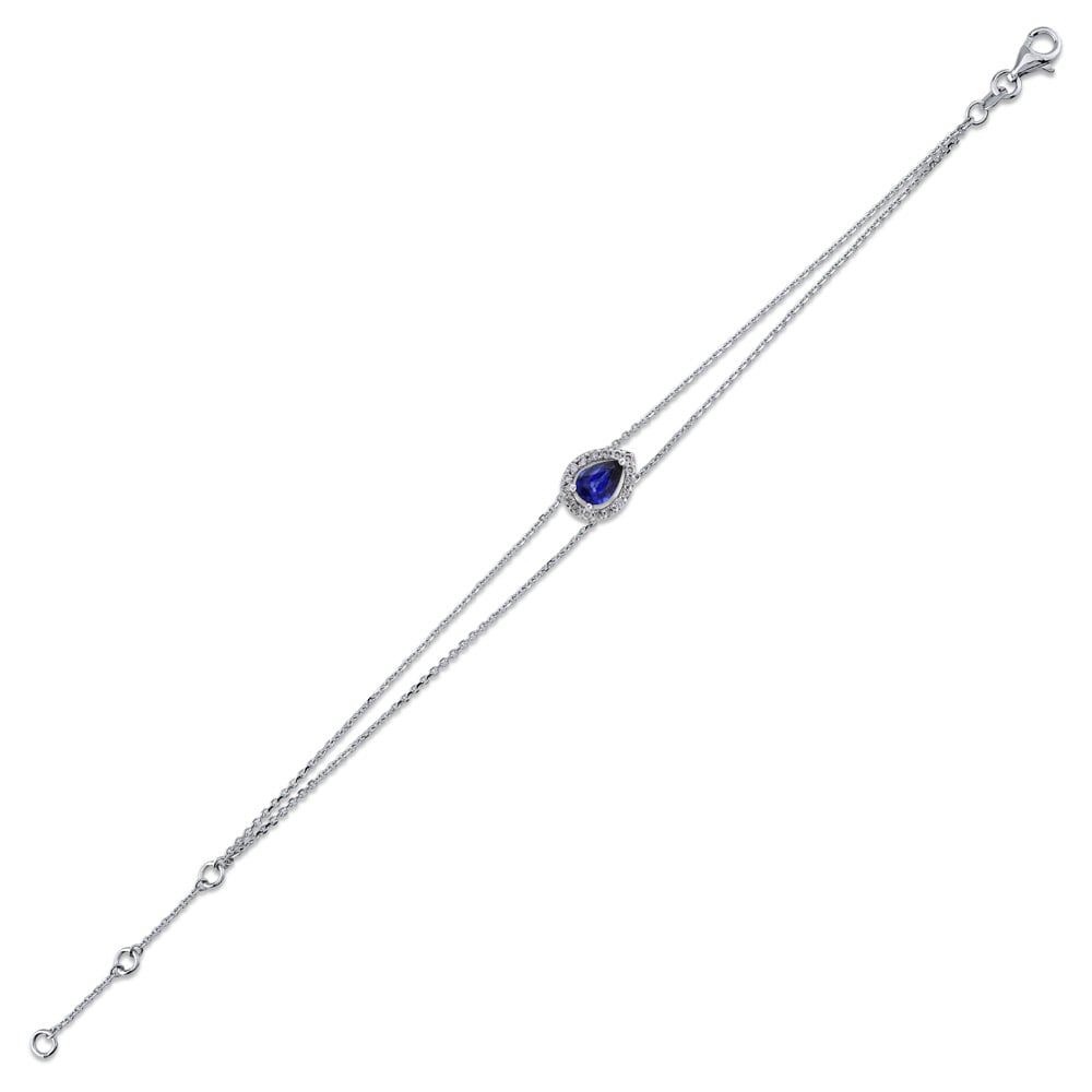0.65 ct. Saphir Armband