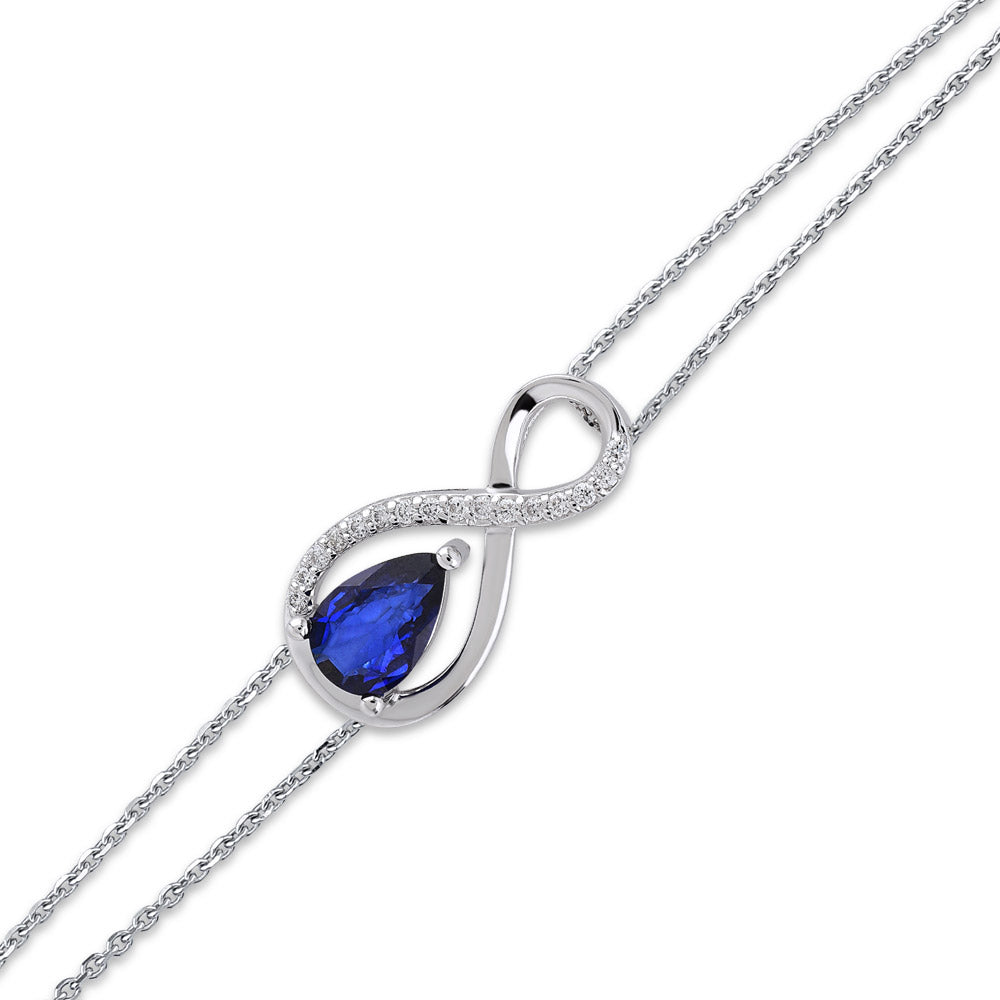 0.40 ct. Saphir Armband