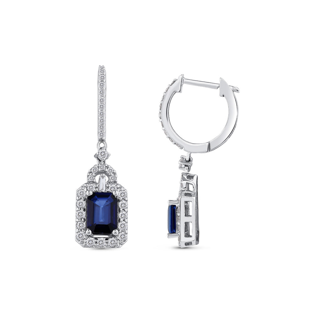 2.01 ct. Saphir Ohrringe