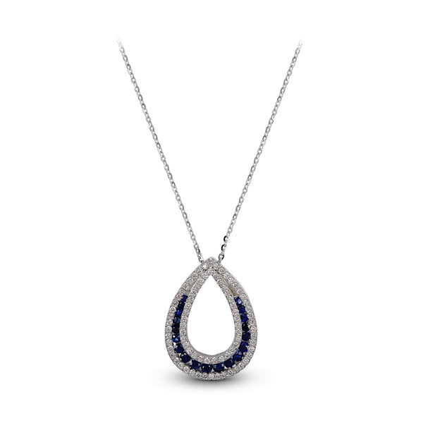 1.05 ct. Sapphire Necklace