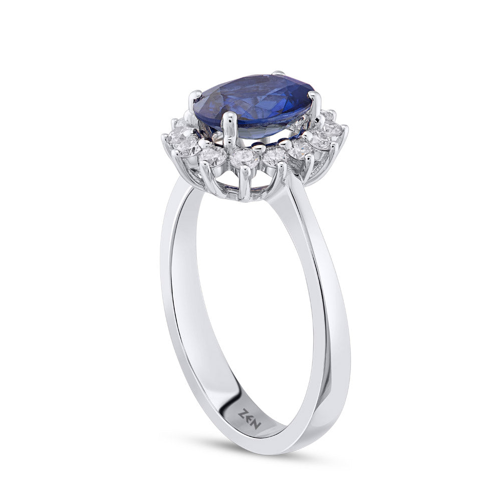 1.50 ct. Saphir Ring