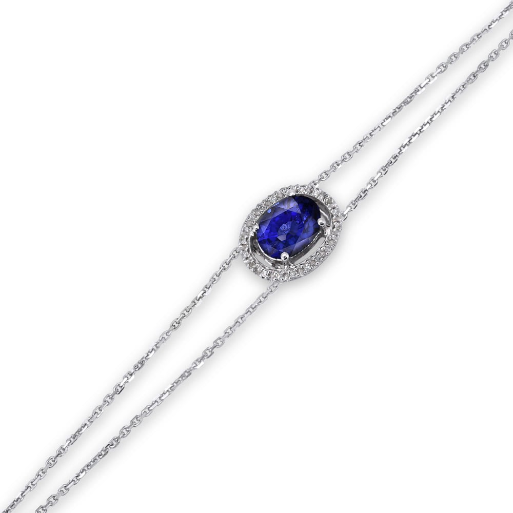 0.78 ct. Saphir Armband