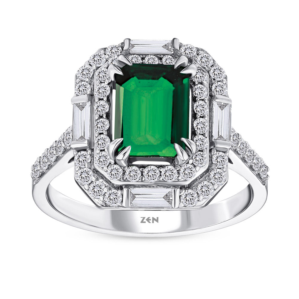 2.02 ct. Smaragd Ring