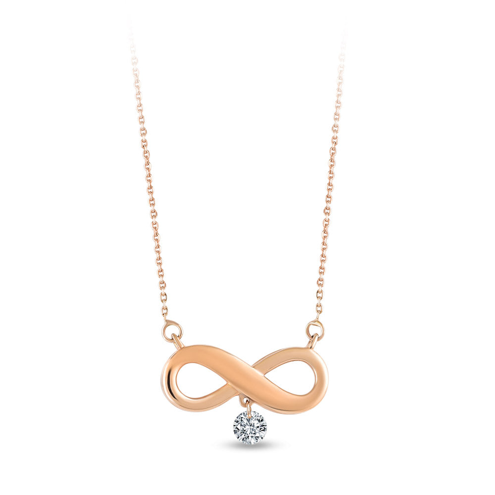 0.06 ct. Unendliche Liebe Diamant Halskette
