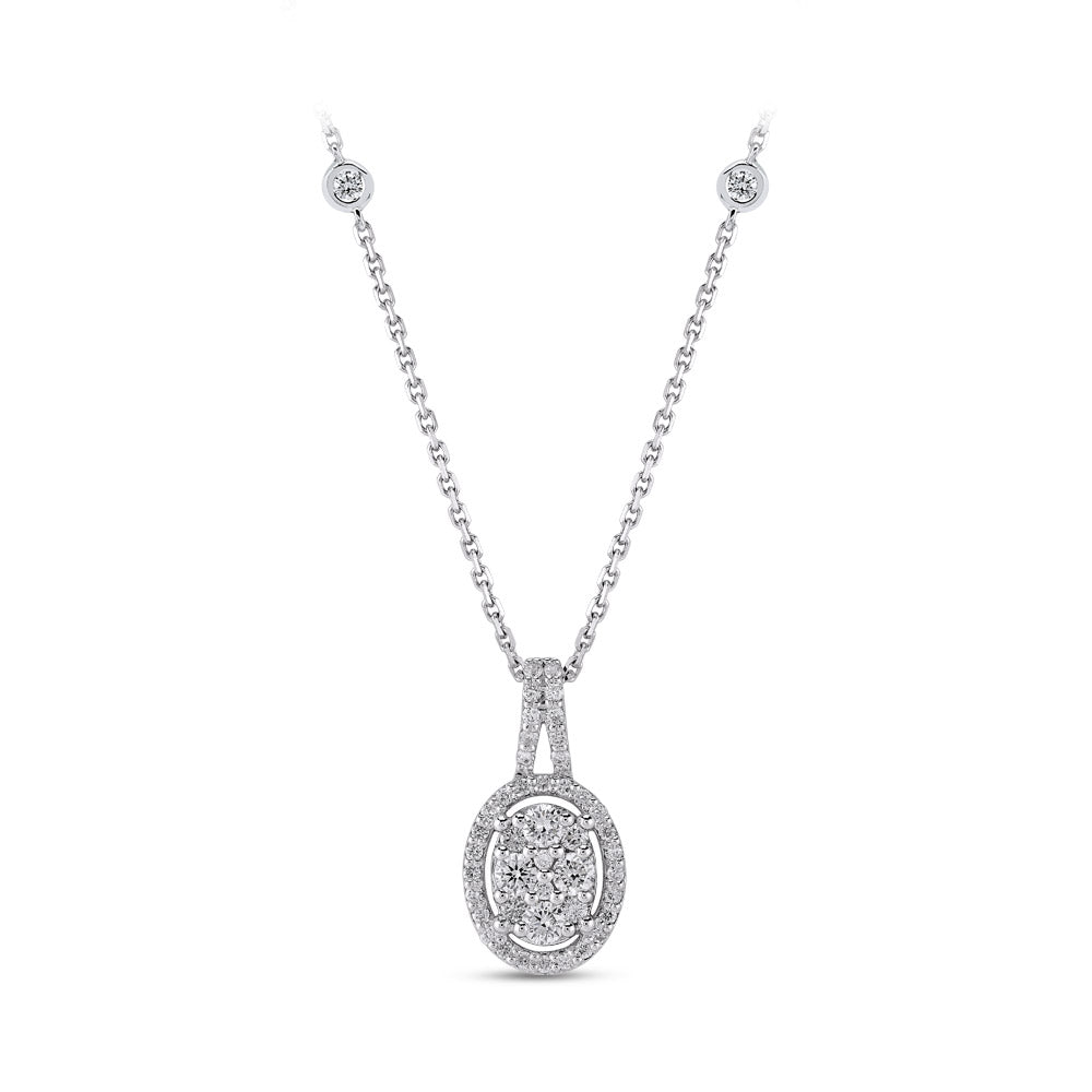 0.40 ct. Design Anhänger mit Halskette