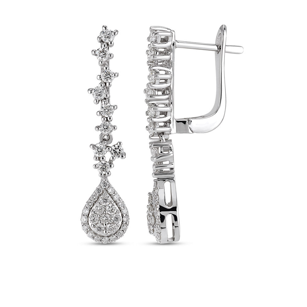 0.65 ct. Design Diamant Ohrringe