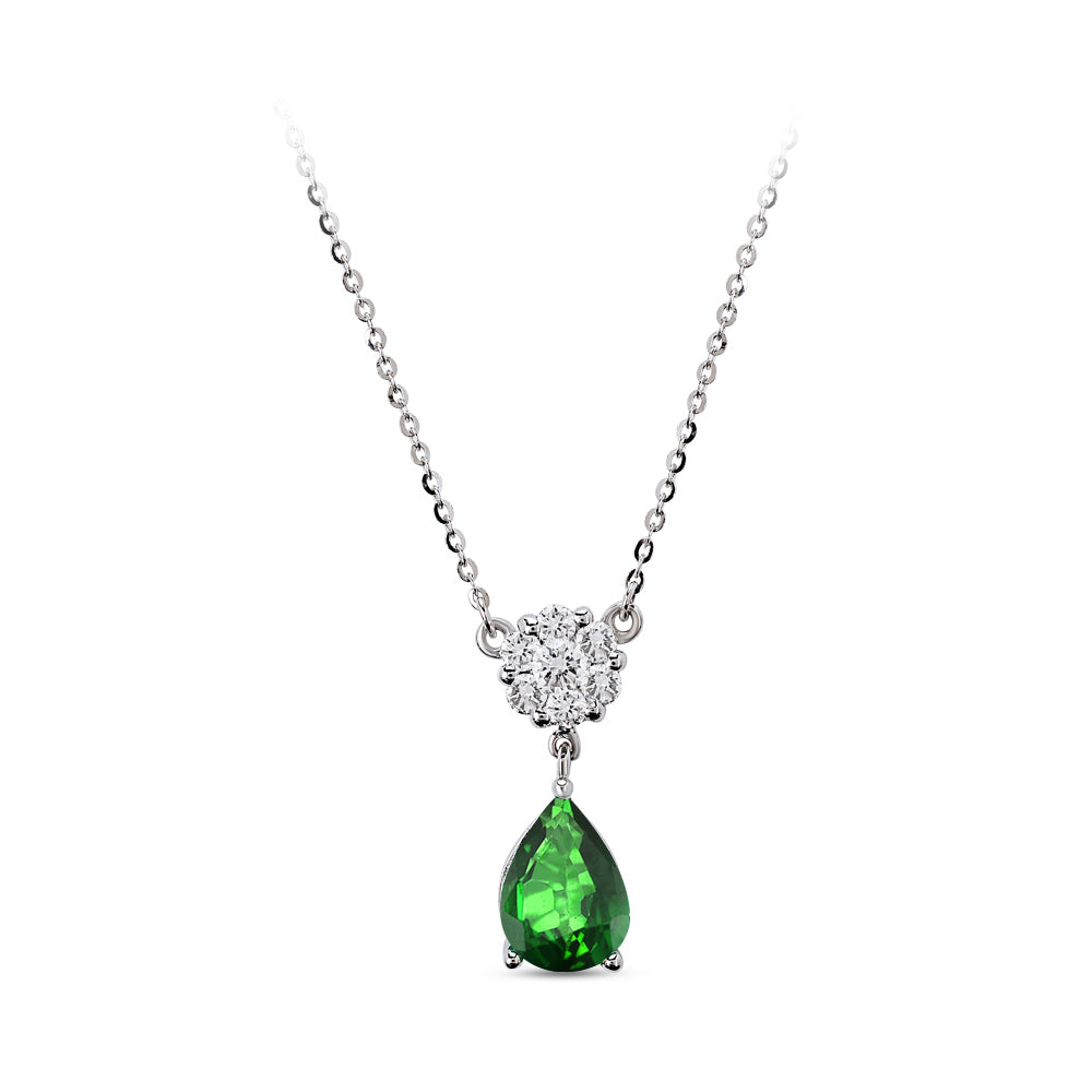 1.07 ct. Smaragd Halskette