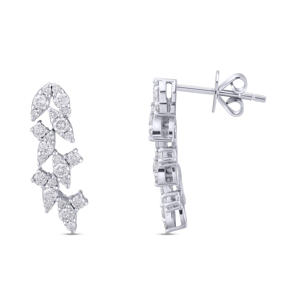 0.69 ct. Design Diamant Ohrringe