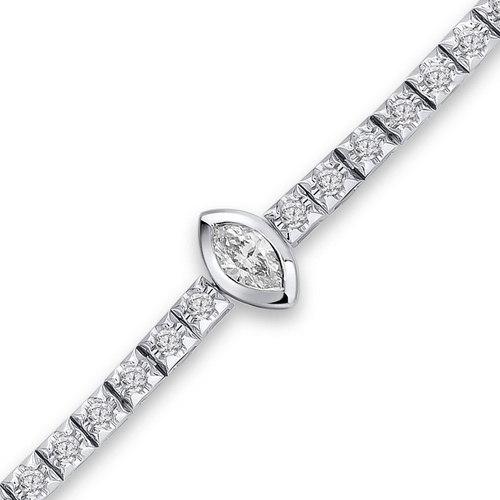 1.16 ct. Diamant Tennisarmband