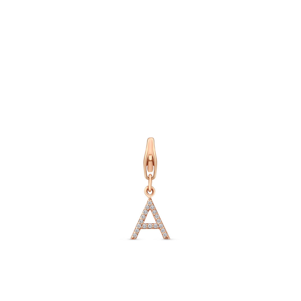 0.09 ct. Charme A Buchstabenanhänger