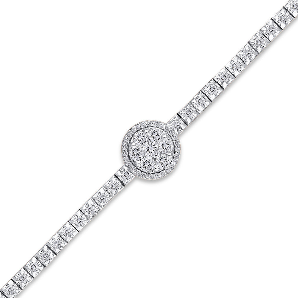 1.44 ct. Diamant Tennisarmband