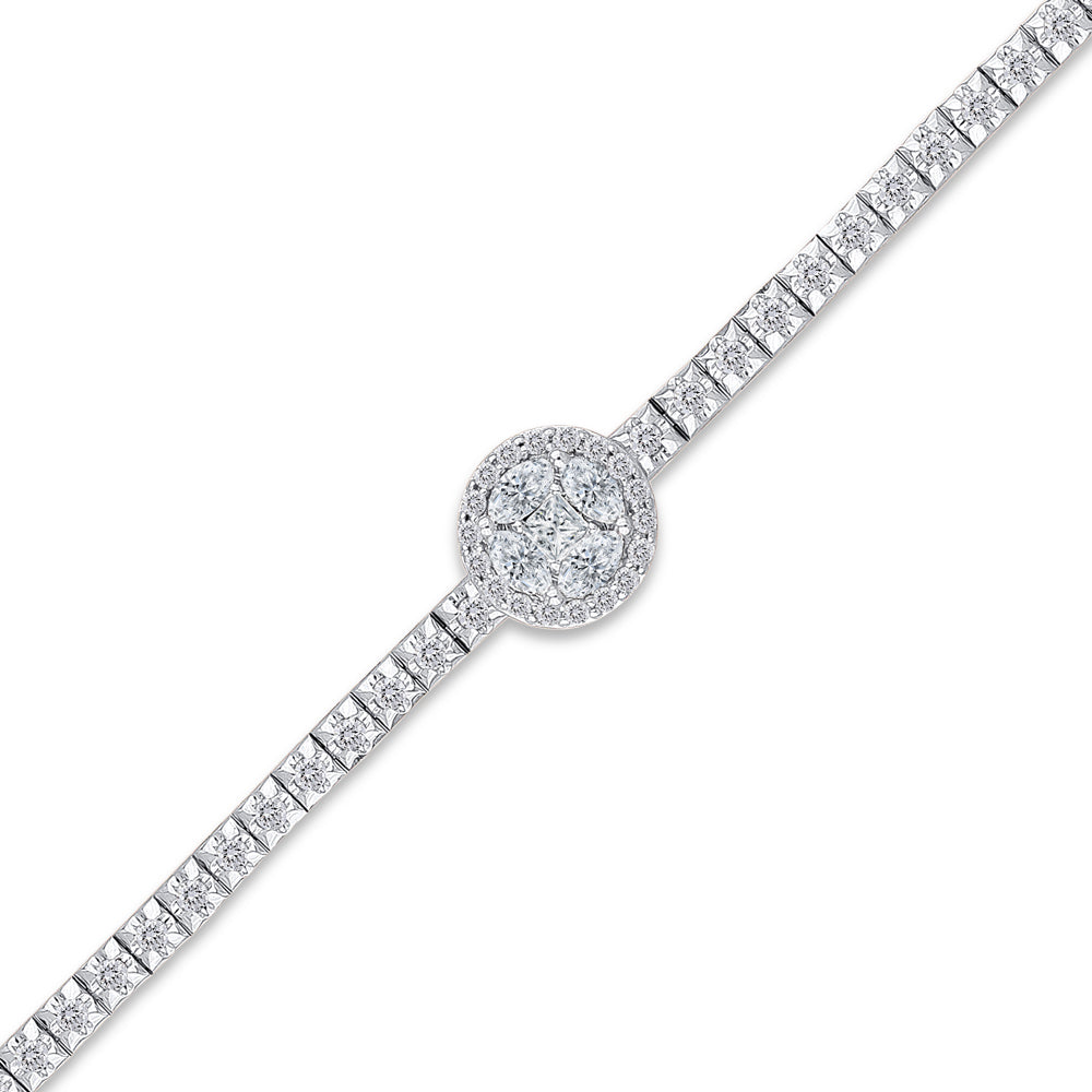 1.48 ct. Diamant Tennisarmband