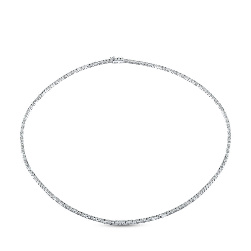 5.10 ct. Tennis Diamant Halskette