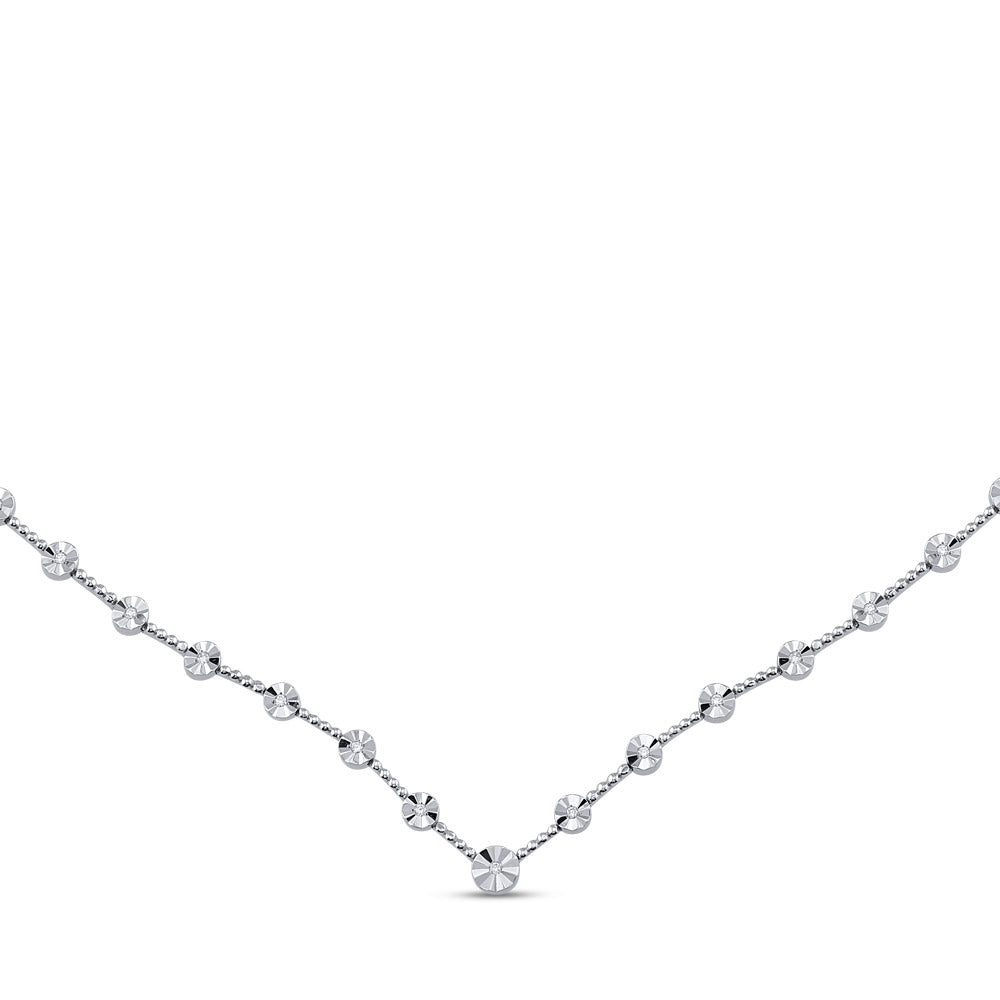 0.15 ct. Diamond Collier