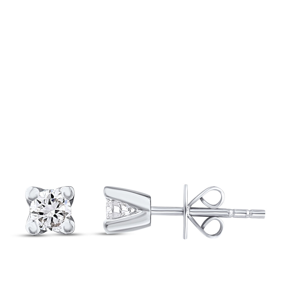 0.30 ct. Solitär Diamant Ohrstecker