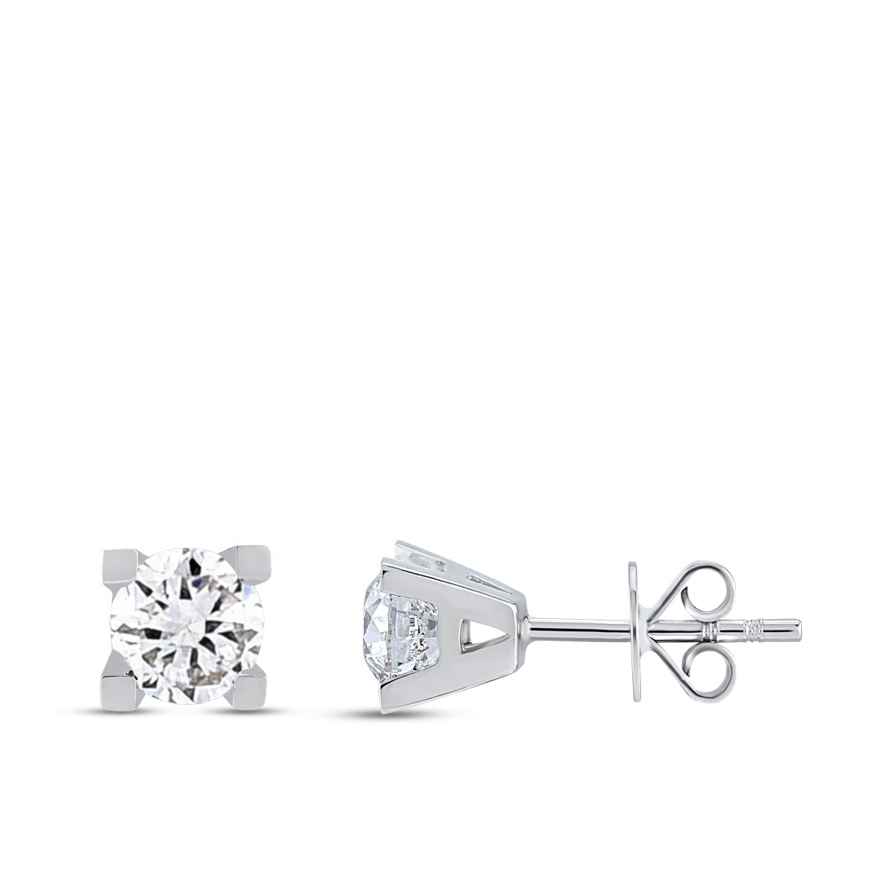 0.30 ct. Solitär Diamant Ohrstecker